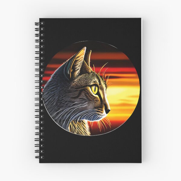 Item preview, Cat Watching Sunset Scene designed and sold by kubix81.