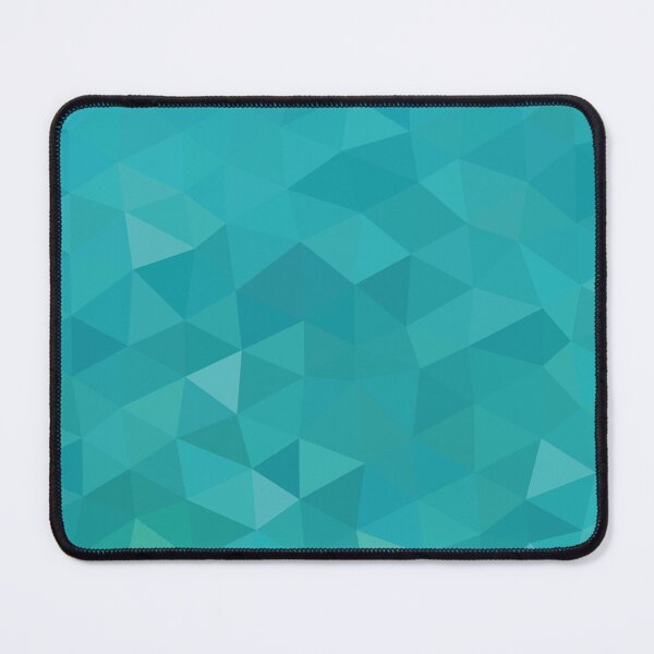 Item preview, Aqua Low Poly Abstract Turquoise Blue designed and sold by shaldesign.
