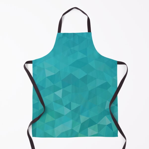 Item preview, Aqua Low Poly Abstract Turquoise Blue designed and sold by shaldesign.