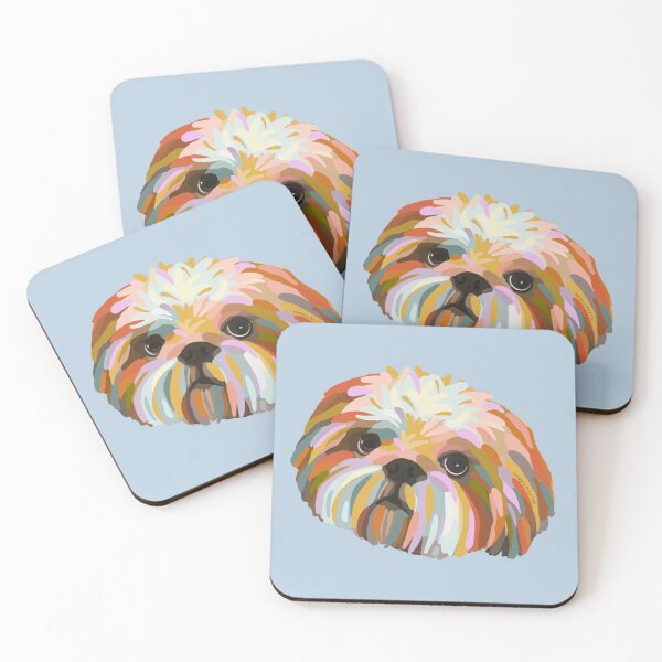 Item preview, Abstract Shih Tzu  designed and sold by Daisy Ring Art.