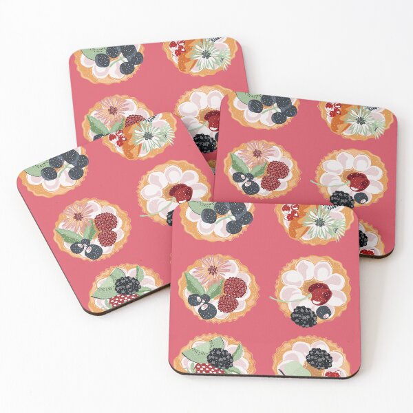 Item preview, Little Tartlet pink background  designed and sold by Claudia S. Design.