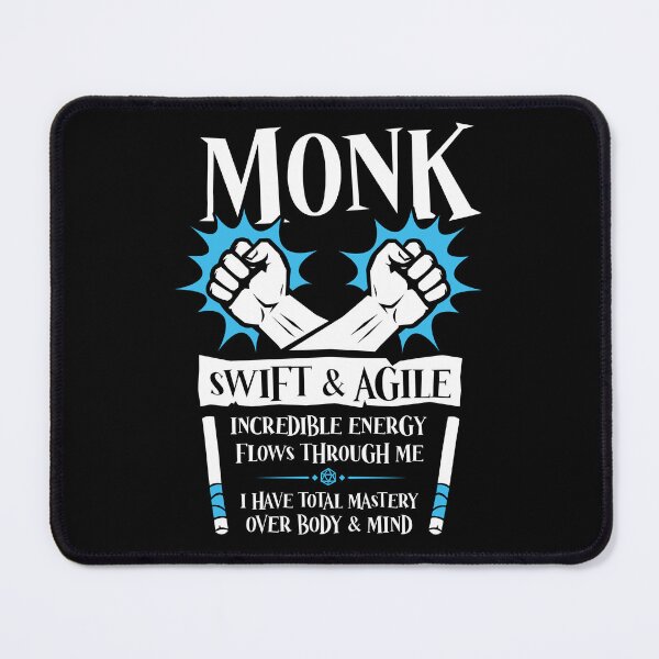 Item preview, D&D MONK Class - Dungeons & Dragons designed and sold by TeeMonsters.