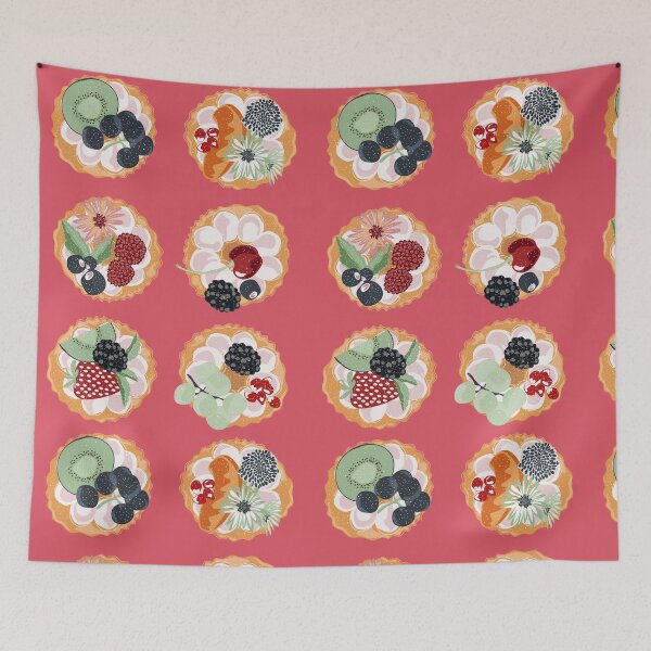 Item preview, Little Tartlet pink background  designed and sold by Claudia S. Design.