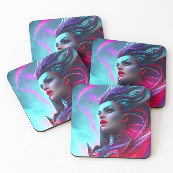 Item preview, Warrior woman Goddess, colorfull concept art designed and sold by MarcusPetrus.