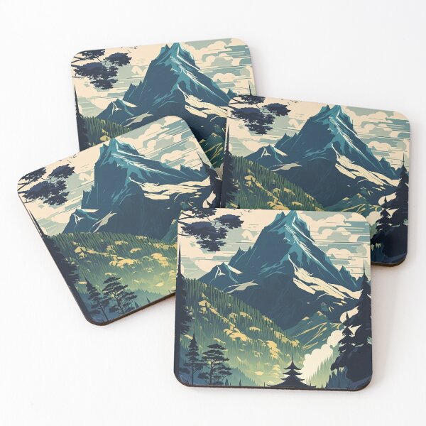 Item preview, Japanese Mountain Temple designed and sold by Paintograma.