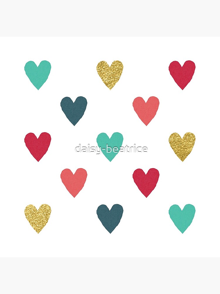 Colorful Mini Hearts by daisy-beatrice