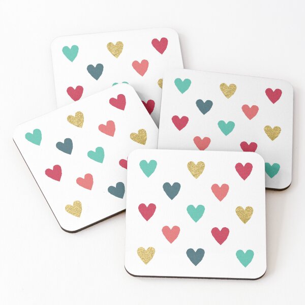 Item preview, Colorful Mini Hearts designed and sold by Daisy Beatrice.