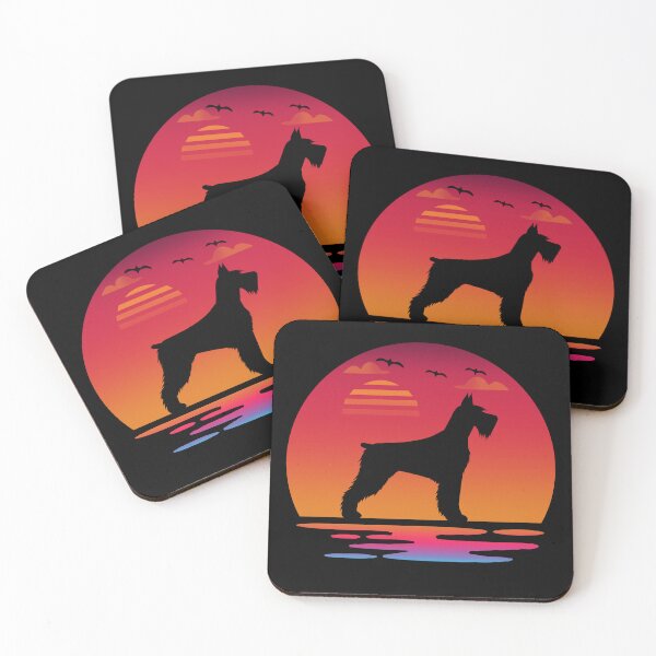 Item preview, giant schnauzer Dog lover Silhouette in nature gift designed and sold by alaechamlal.
