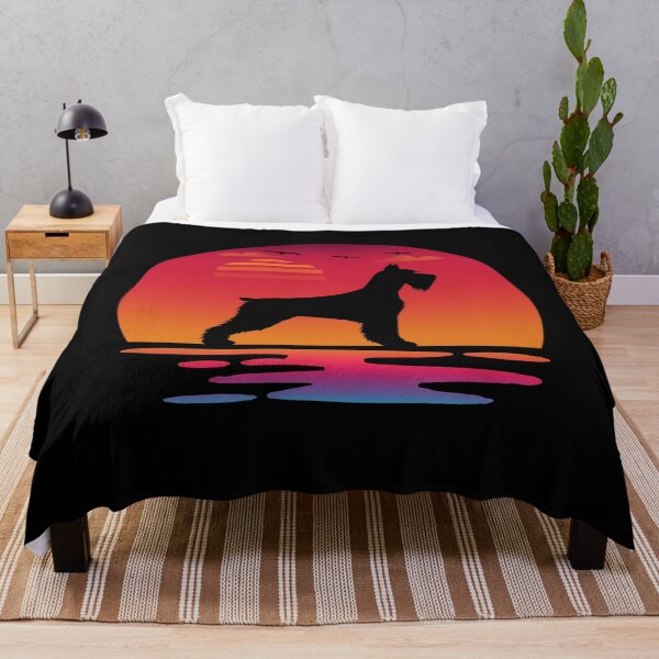 Item preview, giant schnauzer Dog lover Silhouette in nature gift designed and sold by alaechamlal.