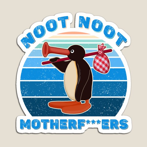 Vista previa del artículo con la obra «Noot Noot Pingu Shirt Funny Pingu Meme Gift, Pingu Noot Noot Motherf», diseñado y vendido por GreenSplash.