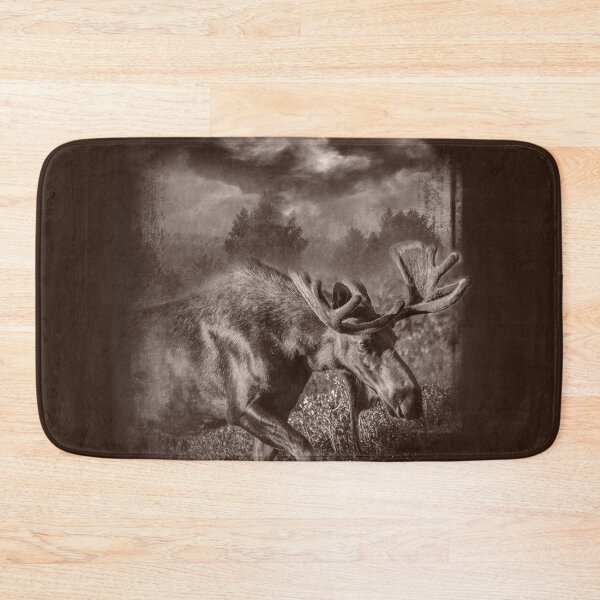 Item preview, Moose in the fog designed and sold by boltjesdesign.