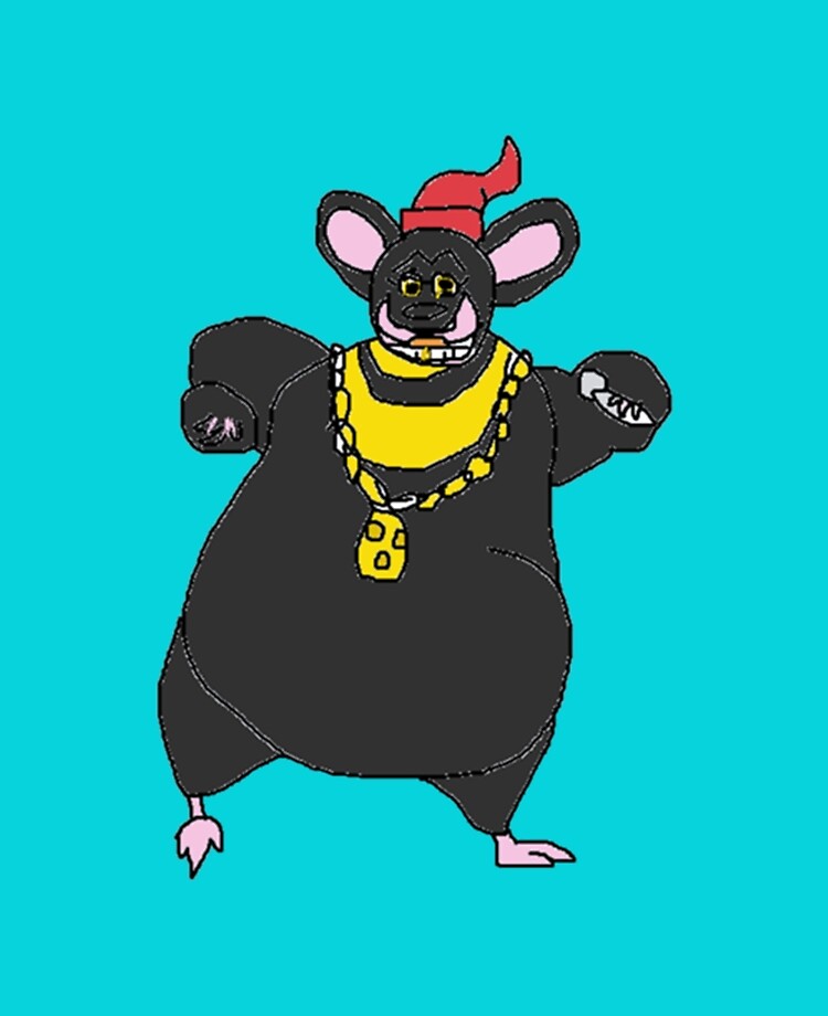 biggie cheese smiling  Sticker for Sale by nowgiftshop