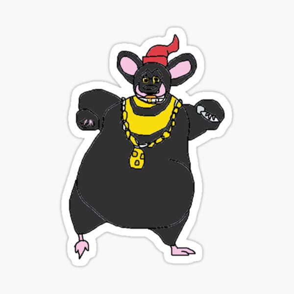 biggie cheese smiling  Sticker for Sale by nowgiftshop