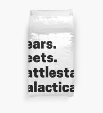 bears beets battlestar galactica Dwight office episode scene Duvet Cover