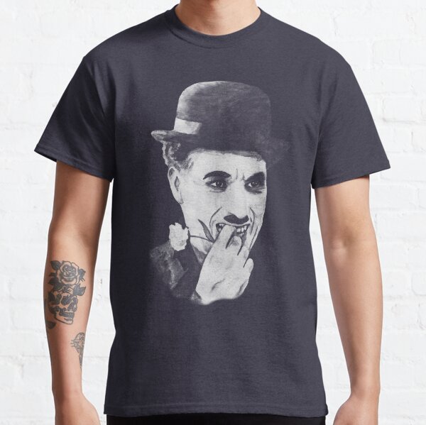 Chaplin white Camiseta clásica