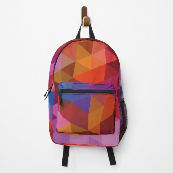 Item preview, Rainbow Low Poly Abstract Pink and Orange designed and sold by shaldesign.