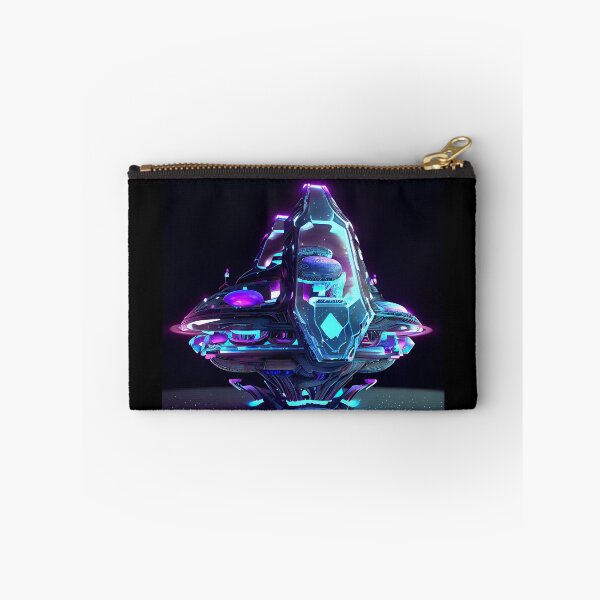 Item preview, Neon Purple Imaginary Space Craft designed and sold by factory88.