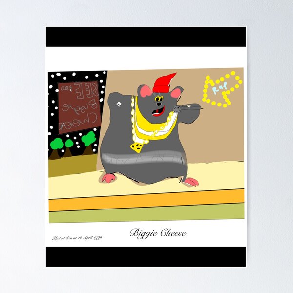 Biggie cheese Postcard for Sale by Paintandgo