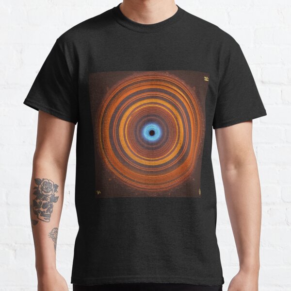  Rotating Disk - Optical Illusion Circles Moving Classic T-Shirt