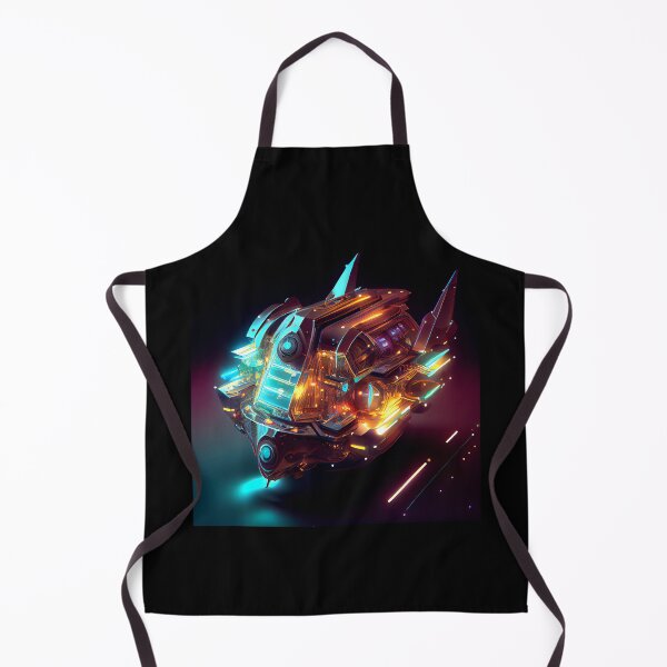 Item preview, Neon Golden Imaginary Space Craft designed and sold by factory88.