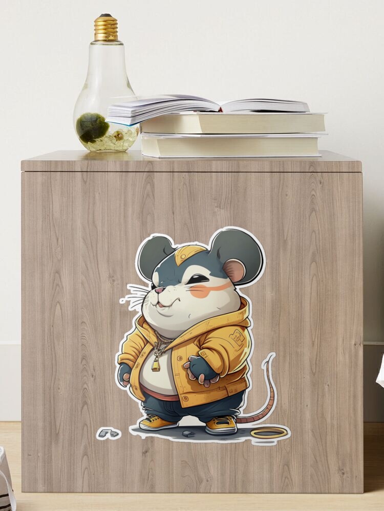 biggie cheese smiling  Sticker for Sale by nowgiftshop