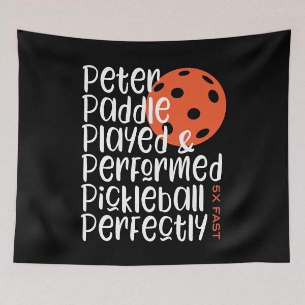 Item preview, Funny Pickleball Tongue Twister designed and sold by whyitsme.