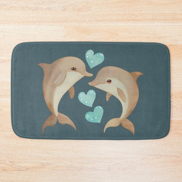 Item preview, Valentine’s Day Dolphins in Love designed and sold by Echoes of Romania.
