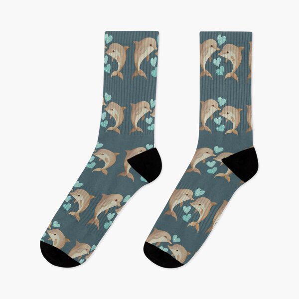 Item preview, Valentine’s Day Dolphins in Love designed and sold by Echoes of Romania.