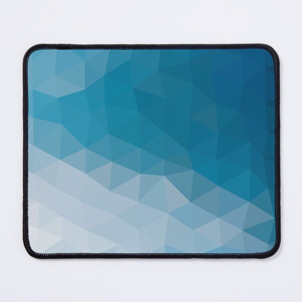 Item preview, Glacier Low Poly Abstract Ice Blue designed and sold by shaldesign.