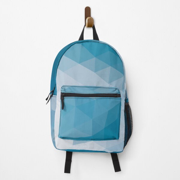 Item preview, Glacier Low Poly Abstract Ice Blue designed and sold by shaldesign.
