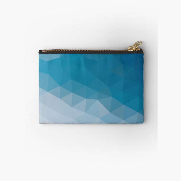 Item preview, Glacier Low Poly Abstract Ice Blue designed and sold by shaldesign.