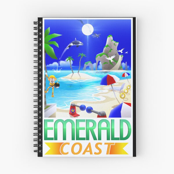 Item preview, Emerald Coast Travel Poster designed and sold by SuchPsycho.