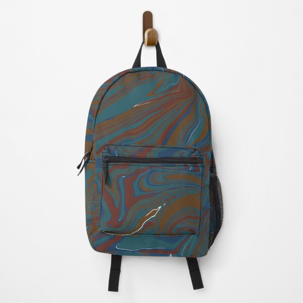 Item preview, nature blue green and brown marble pattern designed and sold by MGuyerArt.