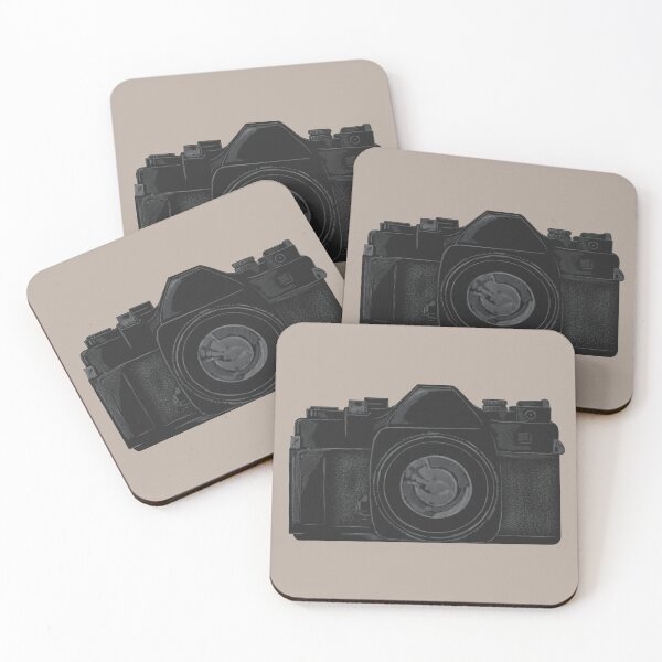 Item preview, camera drawing, black and white designed and sold by AchtungStudio.