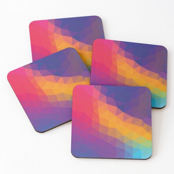 Item preview, Low Poly Abstract Neon Gradient designed and sold by shaldesign.