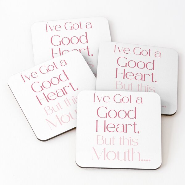 Item preview, Funny, I've got a good heart, but this mouth... designed and sold by LadyRebelFL.
