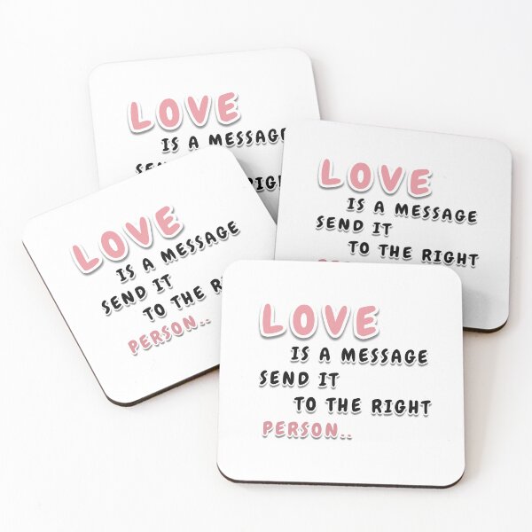 Item preview, Valentine's day (Love is a Message) send it to the right person designed and sold by Wolf-Bros.