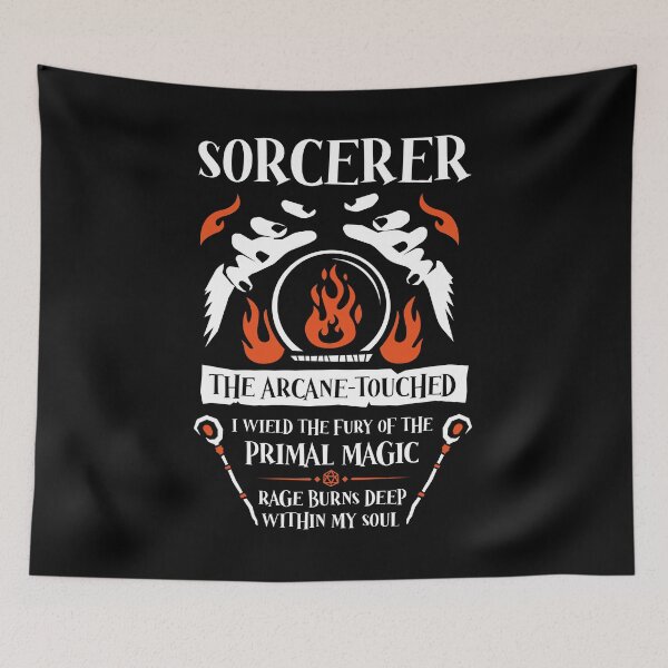 Item preview, D&D SORCERER Class - Dungeons & Dragons designed and sold by TeeMonsters.