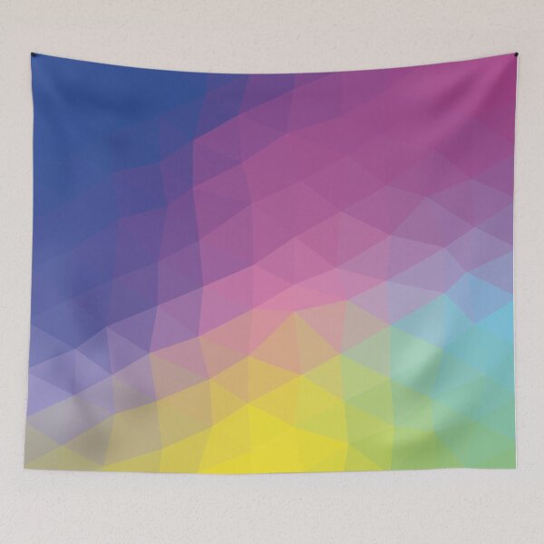 Item preview, Low Poly Abstract Rainbow Gradient designed and sold by shaldesign.