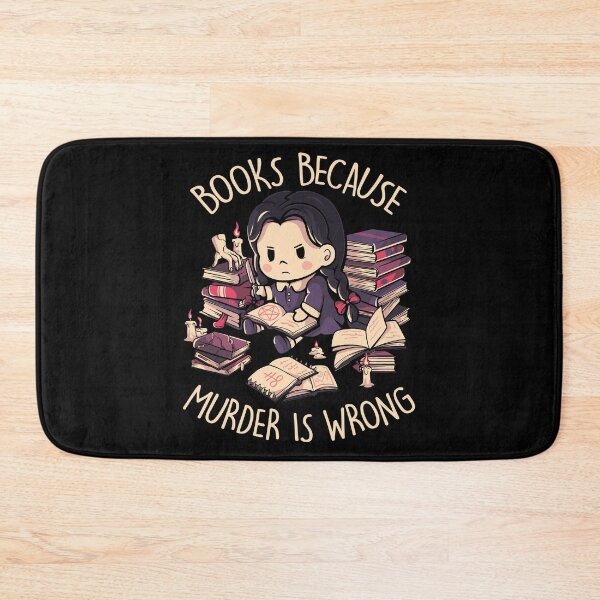Item preview, Books Because Murder is Wrong - Evil Darkness Geek Gift designed and sold by EduEly.