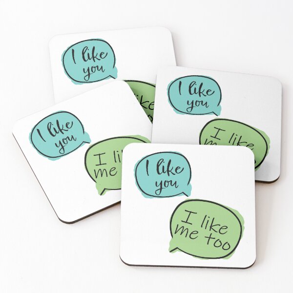 Item preview, I Like You Speech Bubble designed and sold by CreativeDraws42.