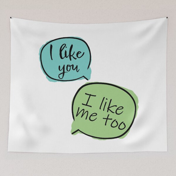 Item preview, I Like You Speech Bubble designed and sold by CreativeDraws42.