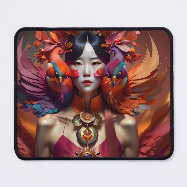 Item preview, Abstract Surreal Artwork - Find Enchantment and in this Colorful Portrait designed and sold by artmanikin.