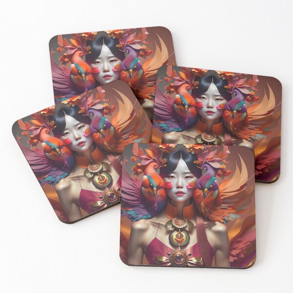 Item preview, Abstract Surreal Artwork - Find Enchantment and in this Colorful Portrait designed and sold by artmanikin.