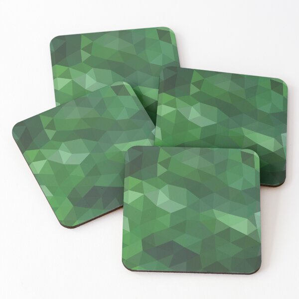 Item preview, Low Poly Abstract Forest Green designed and sold by shaldesign.
