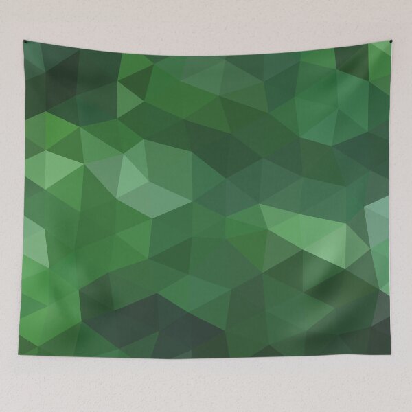 Item preview, Low Poly Abstract Forest Green designed and sold by shaldesign.