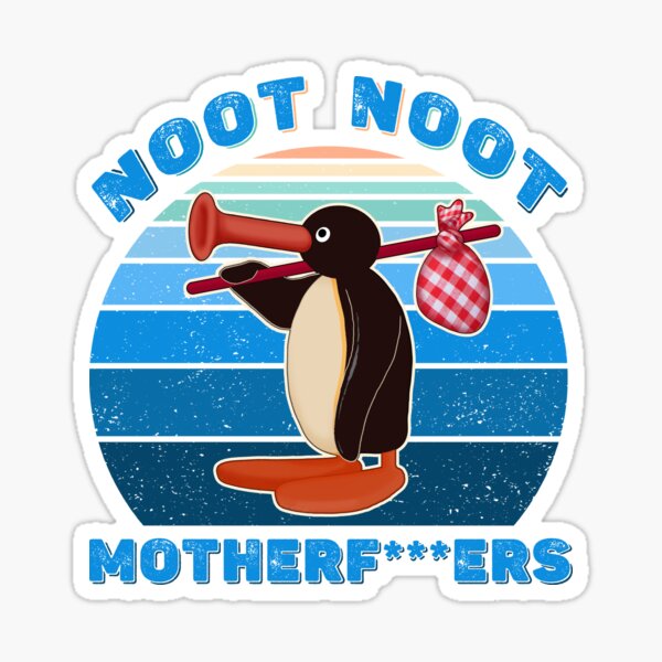Vista previa del artículo con la obra «Noot Noot Pingu Noot Meme Pingu Noot Noot Madre», diseñado y vendido por GreenSplash.