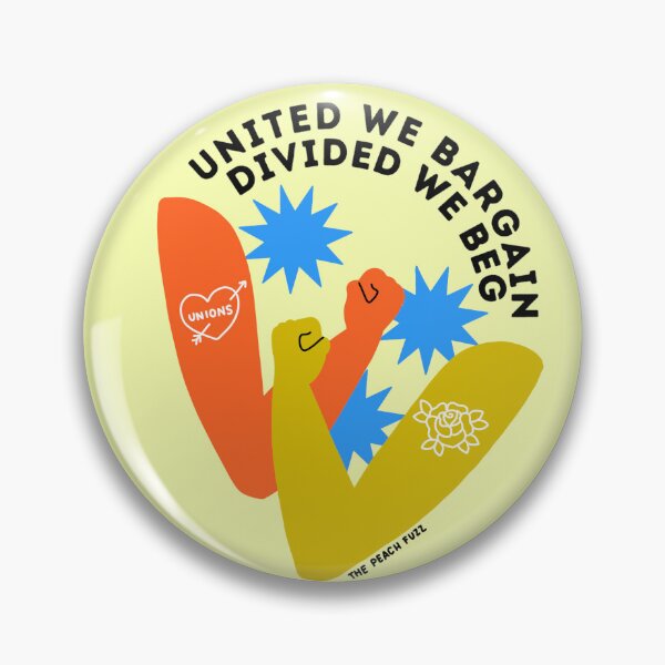 Item preview, United We Bargain Divided We Beg - The Peach Fuzz designed and sold by Elizabeth Hudy.