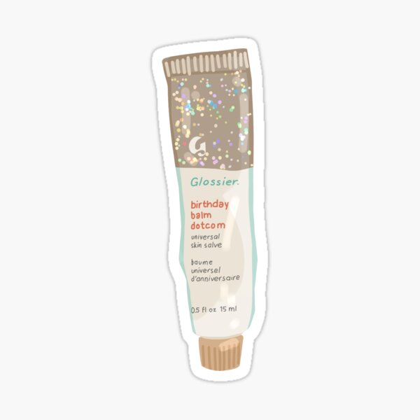 birthday lip balm Sticker