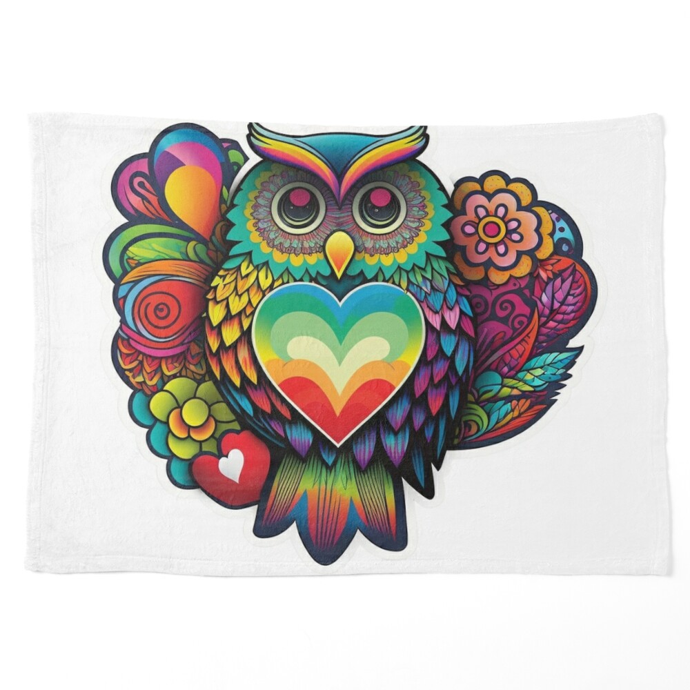 Magnetic wallpaper Owl by Groovy Magnets